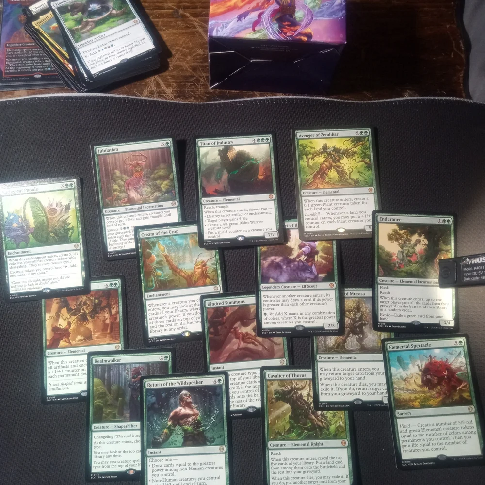 OPEN - MTG Lorwyn Eclipsed Dance of the Elements Commander Deck - OPEN